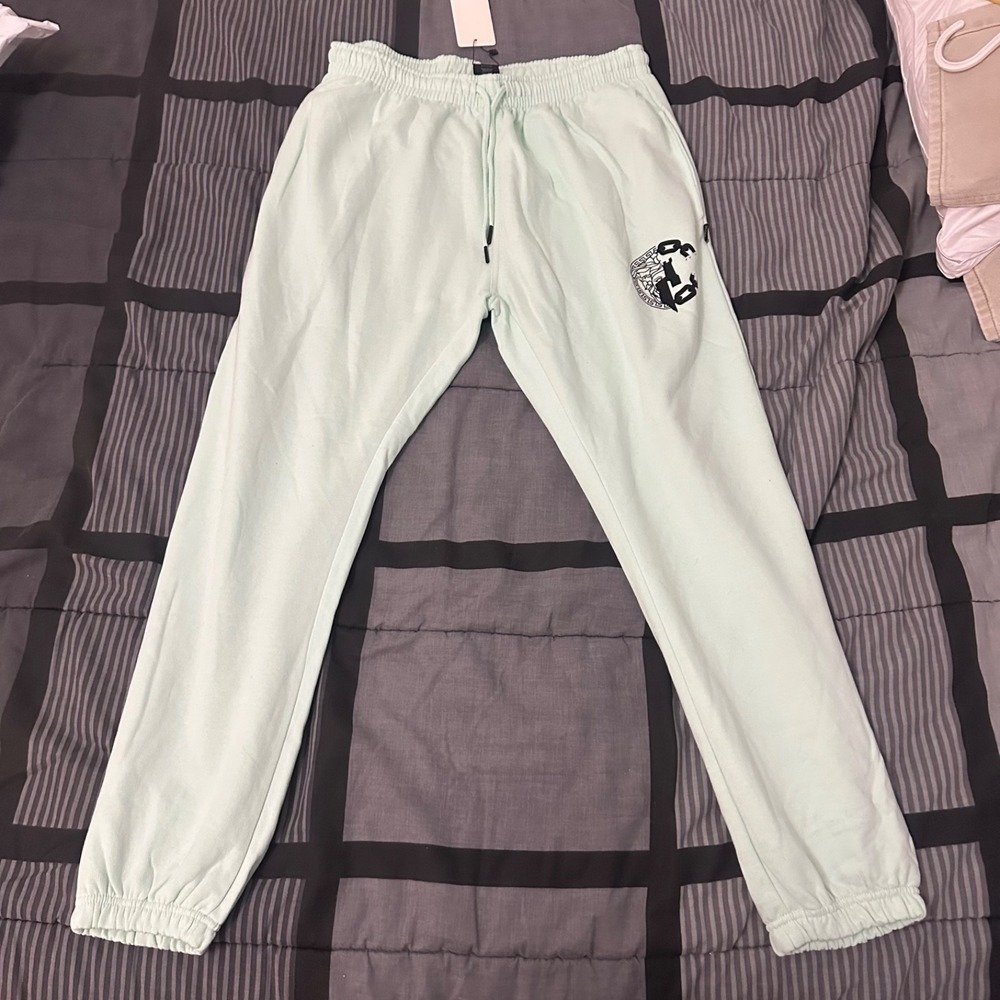 Crooks & Castles Men's Sea Foam Green Jogger‎ Sweatpants Size XLarge